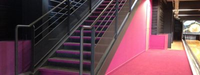 Escalier, Bowling de Saint-Maximin (83)